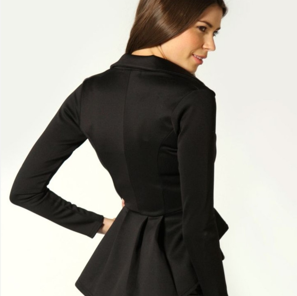 Fairly Worn BooHoo Peplum Jacket